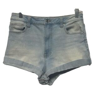 Celebrity Pink Shorts Womens Size 11/30 Light Wash Denim Cuffed The Deb Retro‎